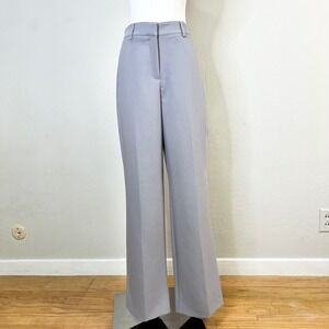 Joie Gray Wide Leg High Rise Trousers Pants Size 2 Recycled Polyester Washable